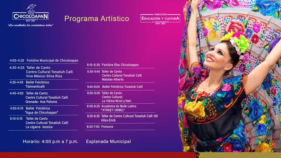 Cartel de Cultural 15 septiembre