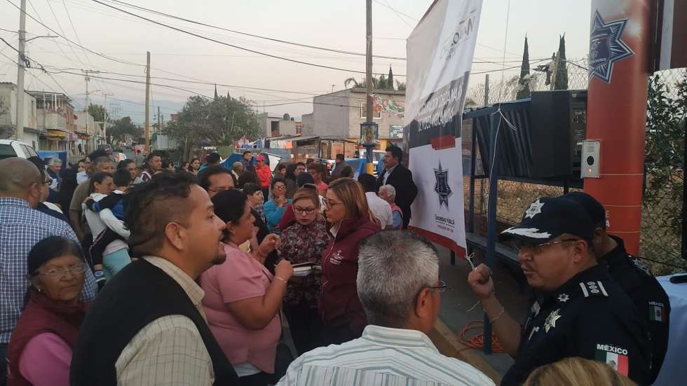 Instalación de 25 puntos nuevos con cámaras de vigilancia en Chicoloapan.