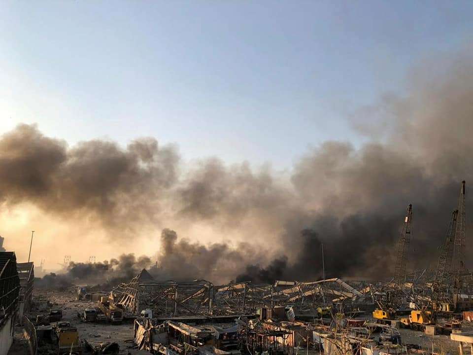 Gobernador Philip Boulos, ha anunciado que las explosiones, afectaron aproximadamente la mitad de la ciudad.